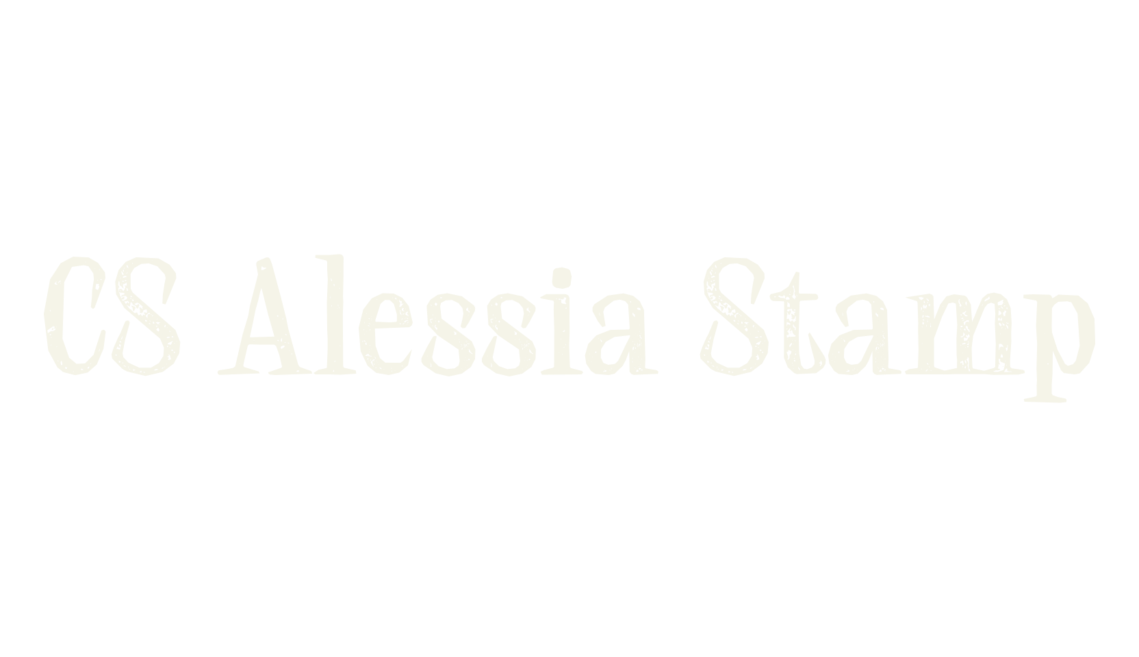 CS Alessia Stamp, display market font preview