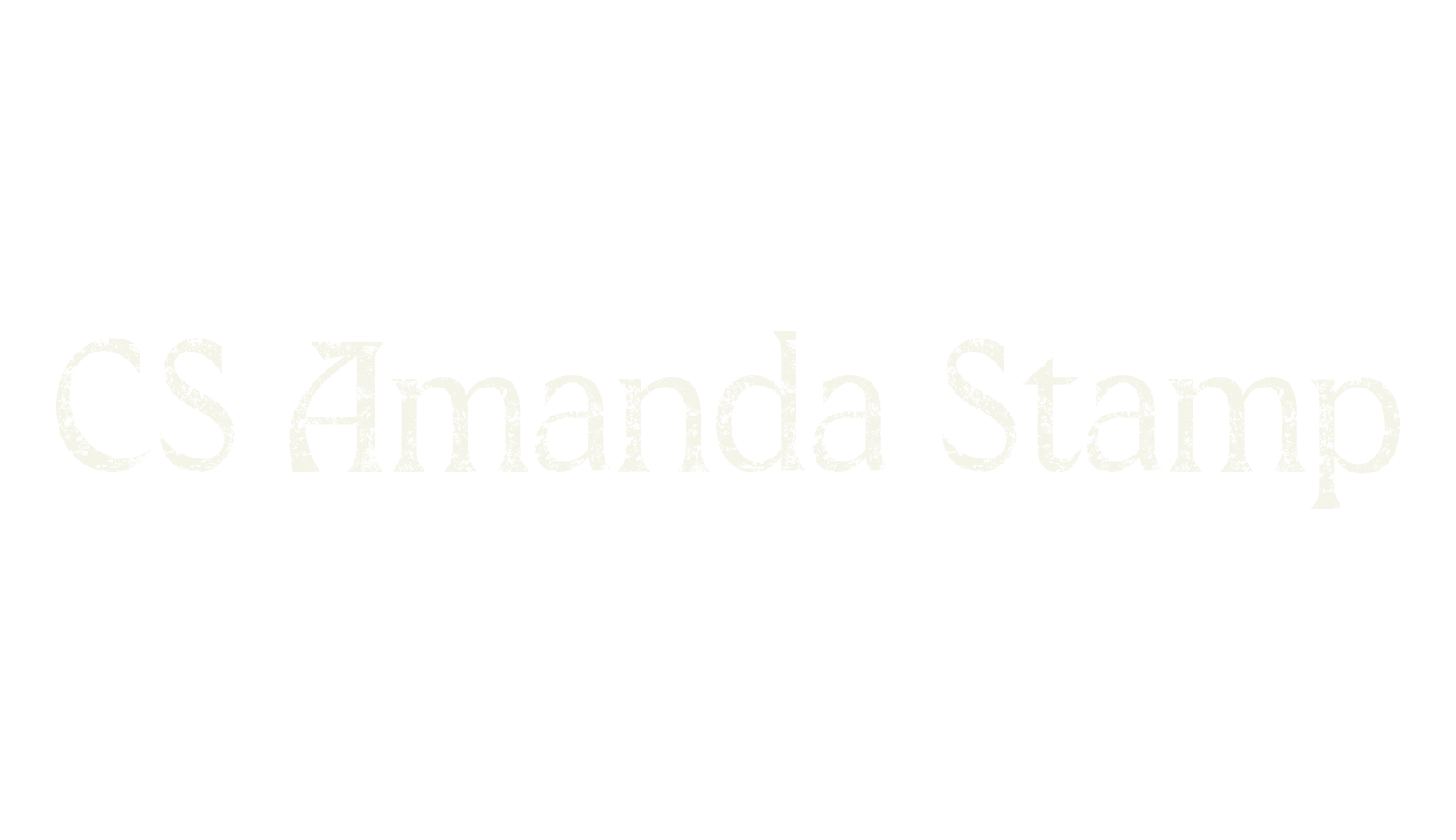 CS Amanda Stamp, display market font preview