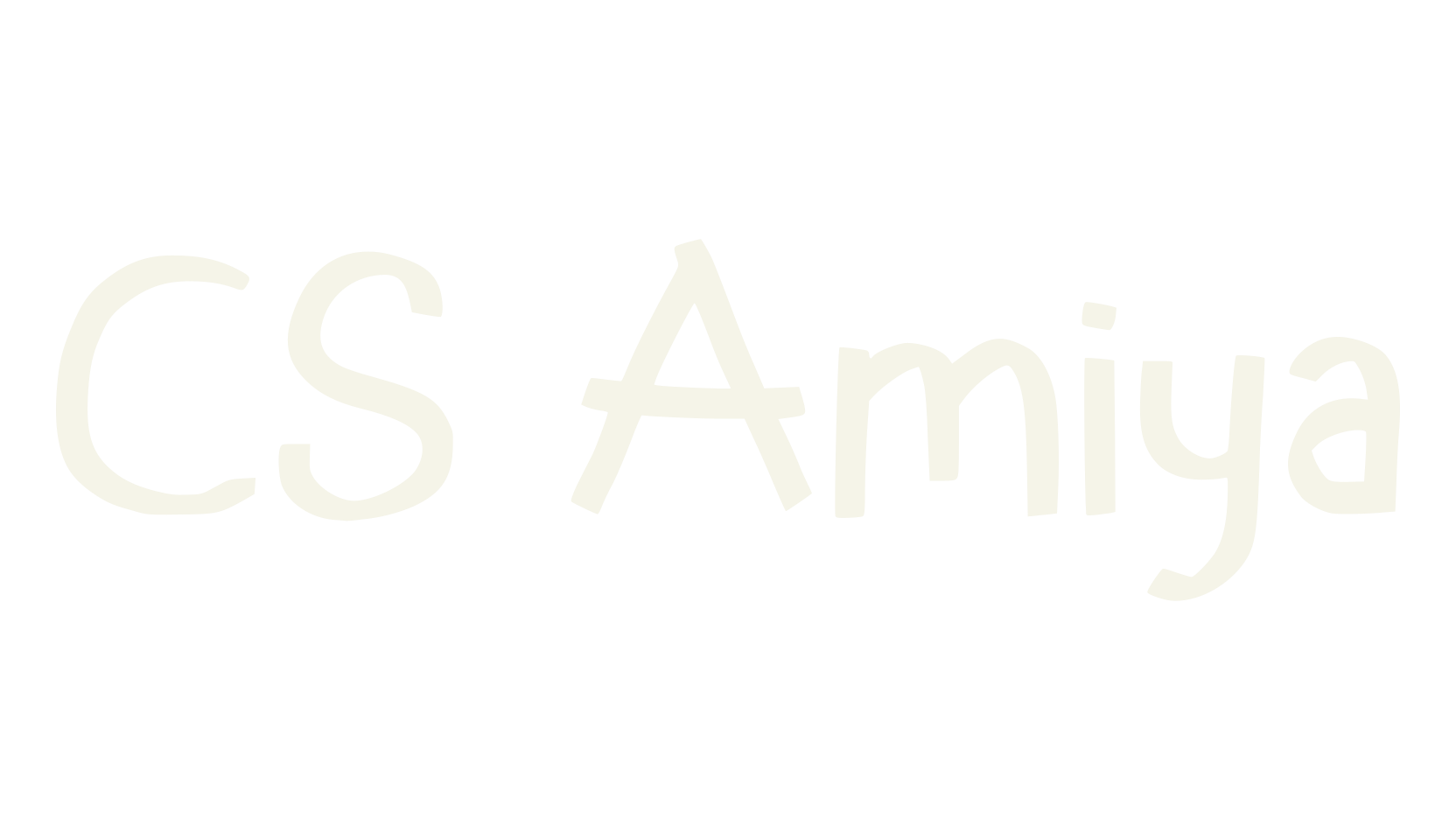 CS Amiya, handwritten font preview