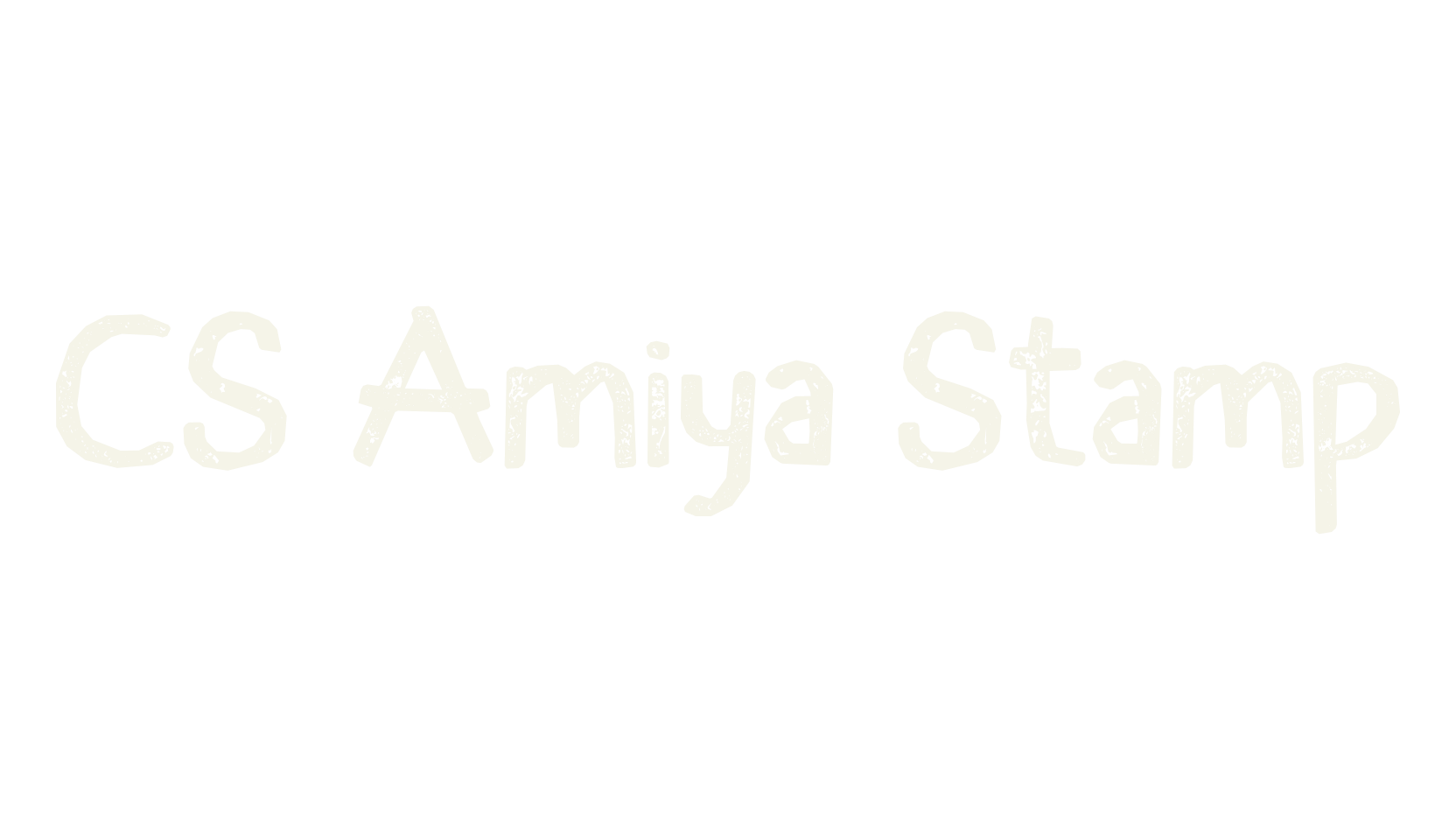 CS Amiya Stamp, display market font preview