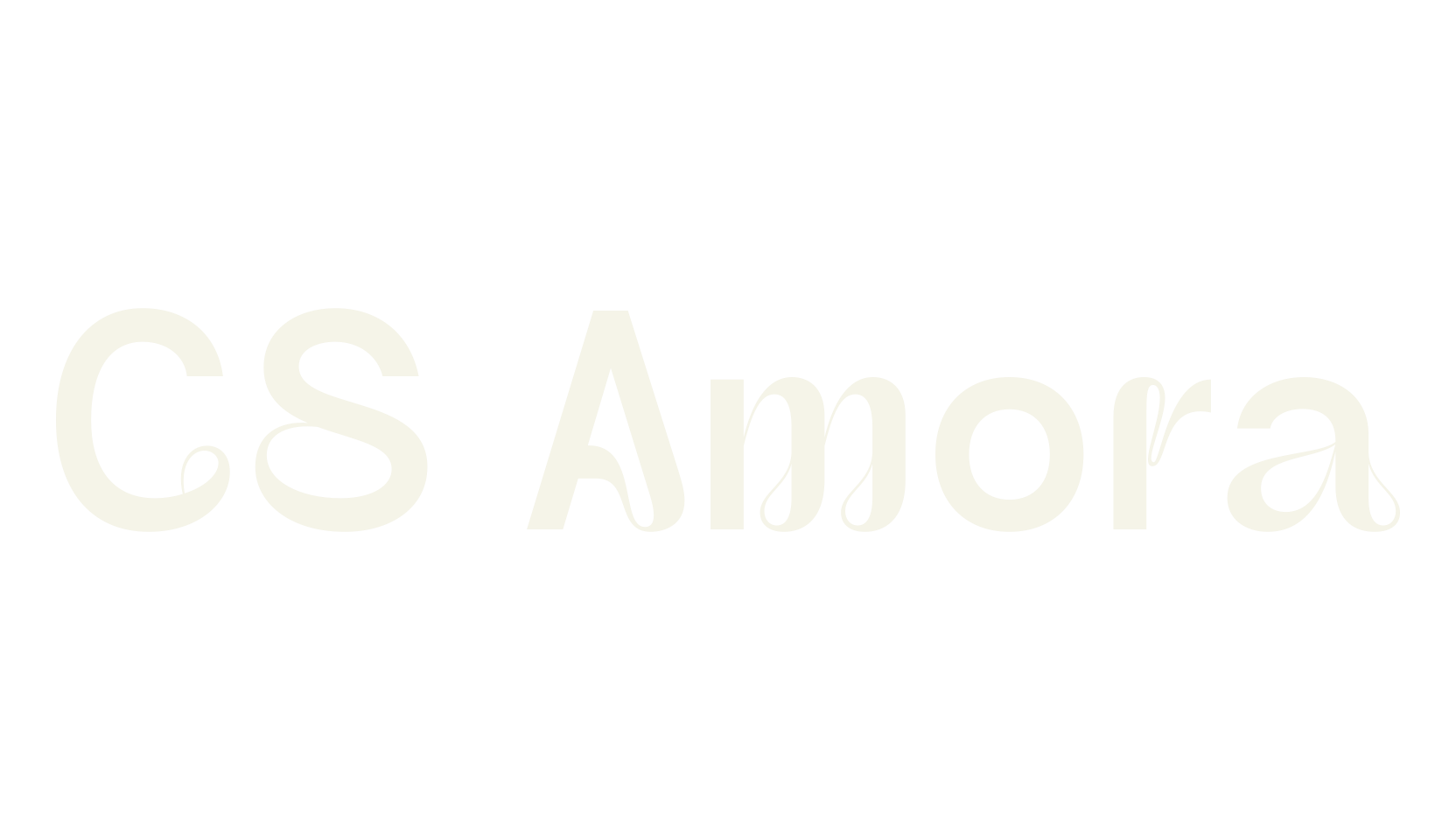 CS Amora, art deco font preview