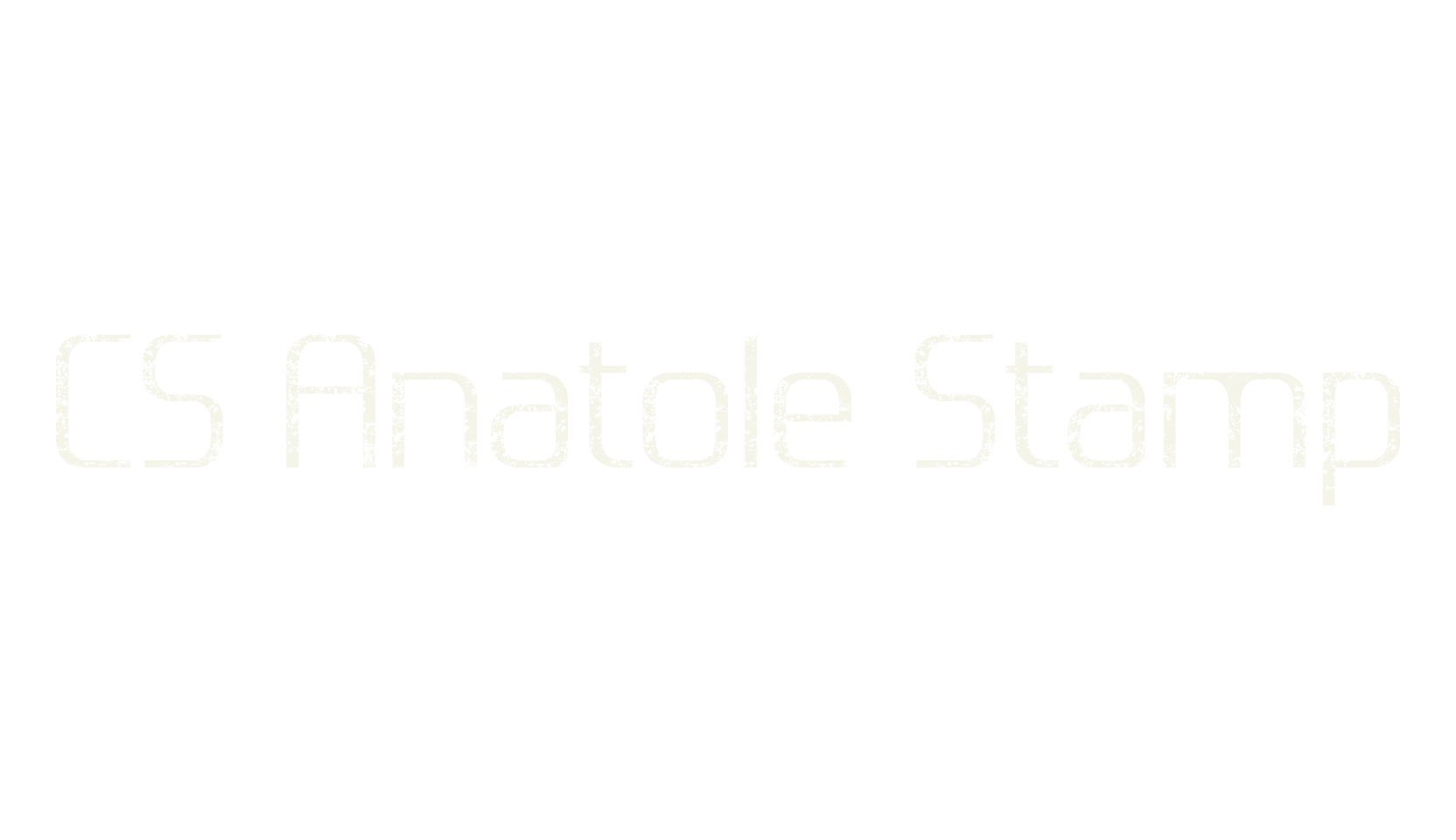 CS Anatole Stamp, display market font preview