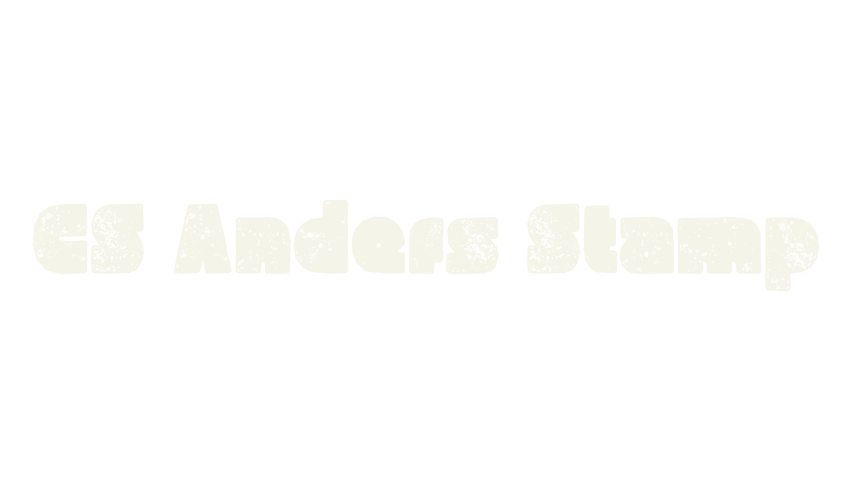 CS Anders Stamp, display market font preview