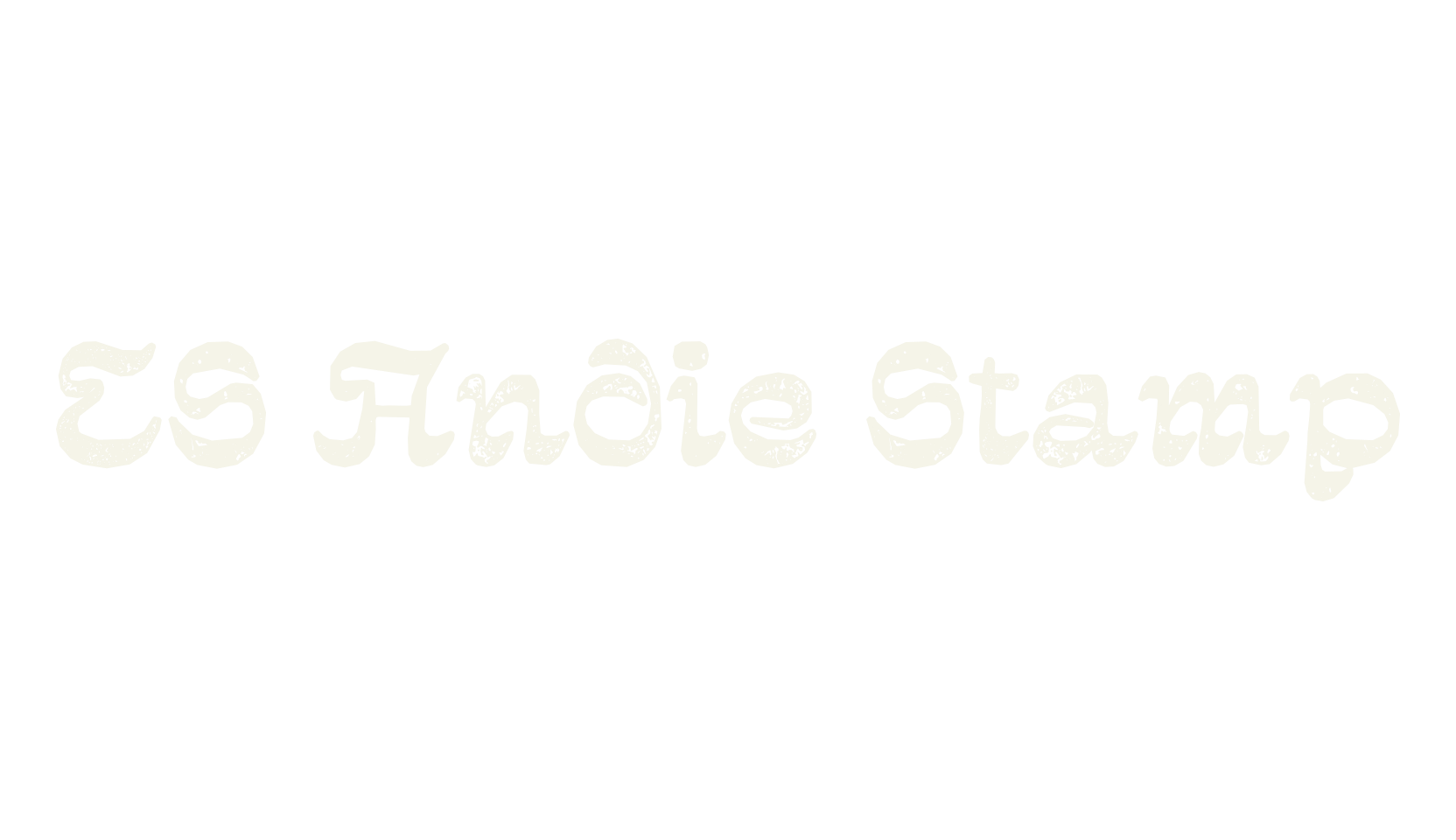 CS Andie Stamp, display market font preview