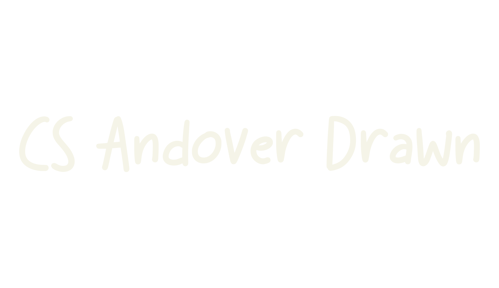 CS Andover Drawn, display market font preview