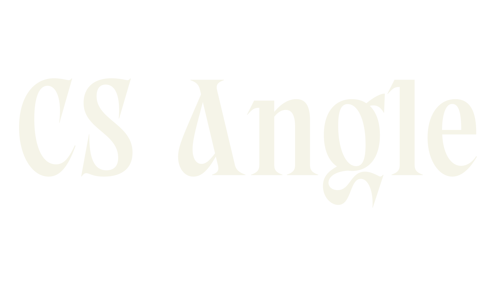 CS Angle, poster font preview