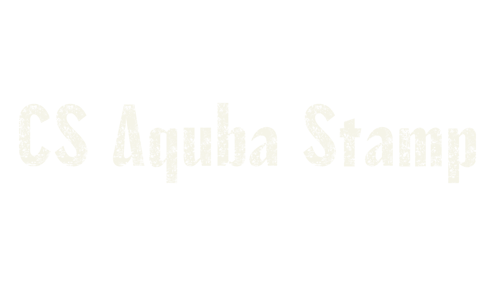 CS Aquba Stamp, display market font preview