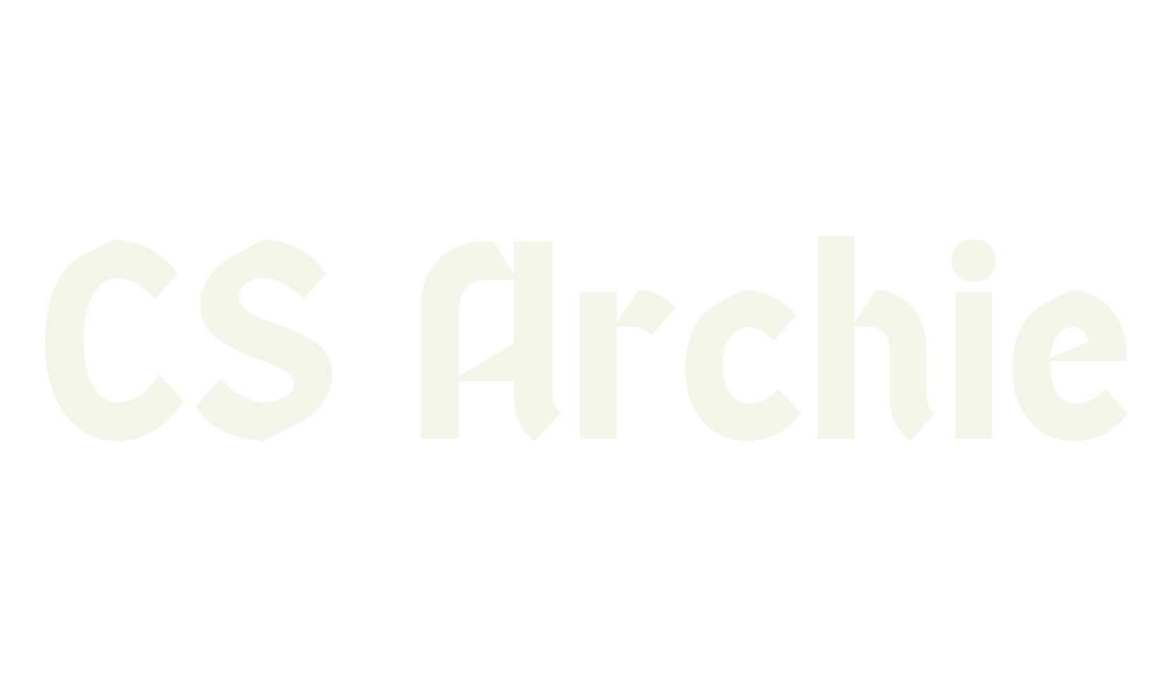 CS Archie, lettering font preview