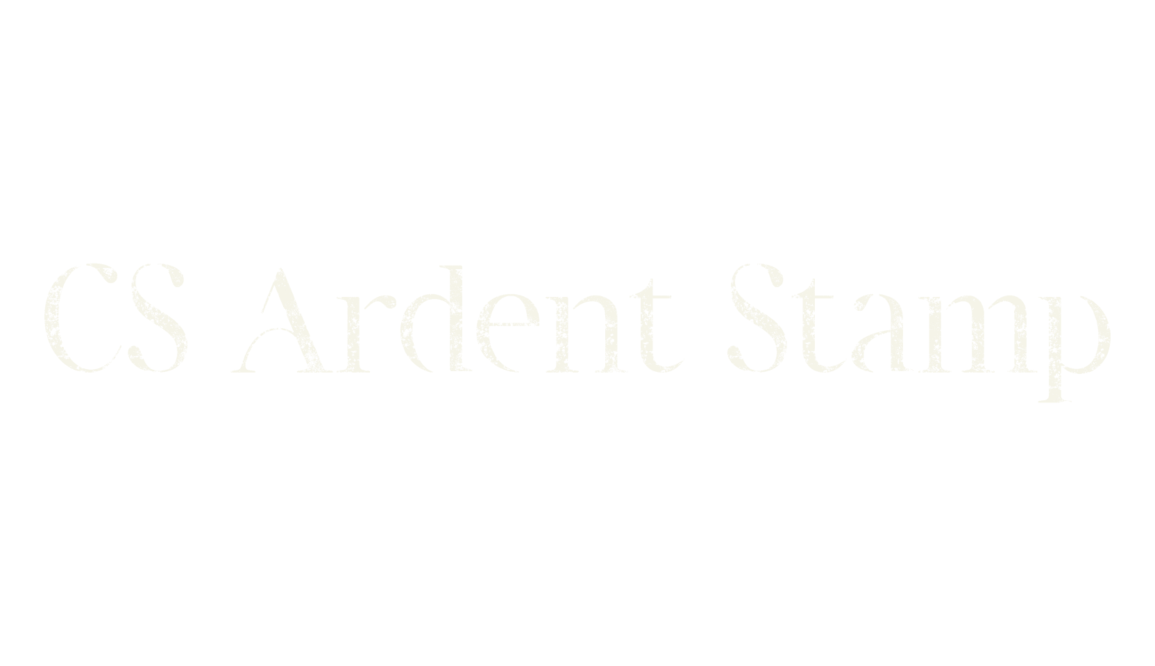 CS Ardent Stamp, display market font preview