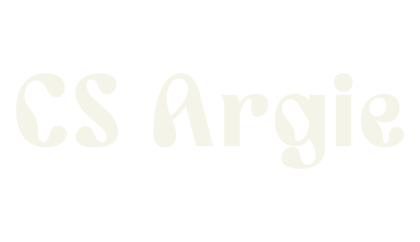 CS Argie, psychedelic font preview