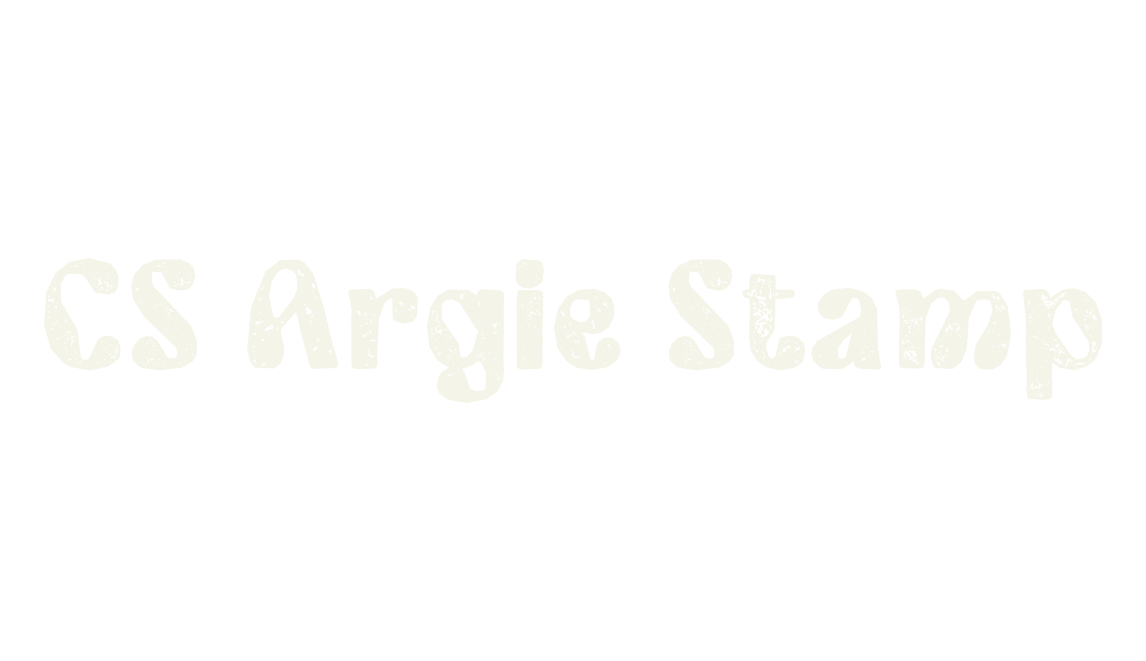 CS Argie Stamp, display market font preview