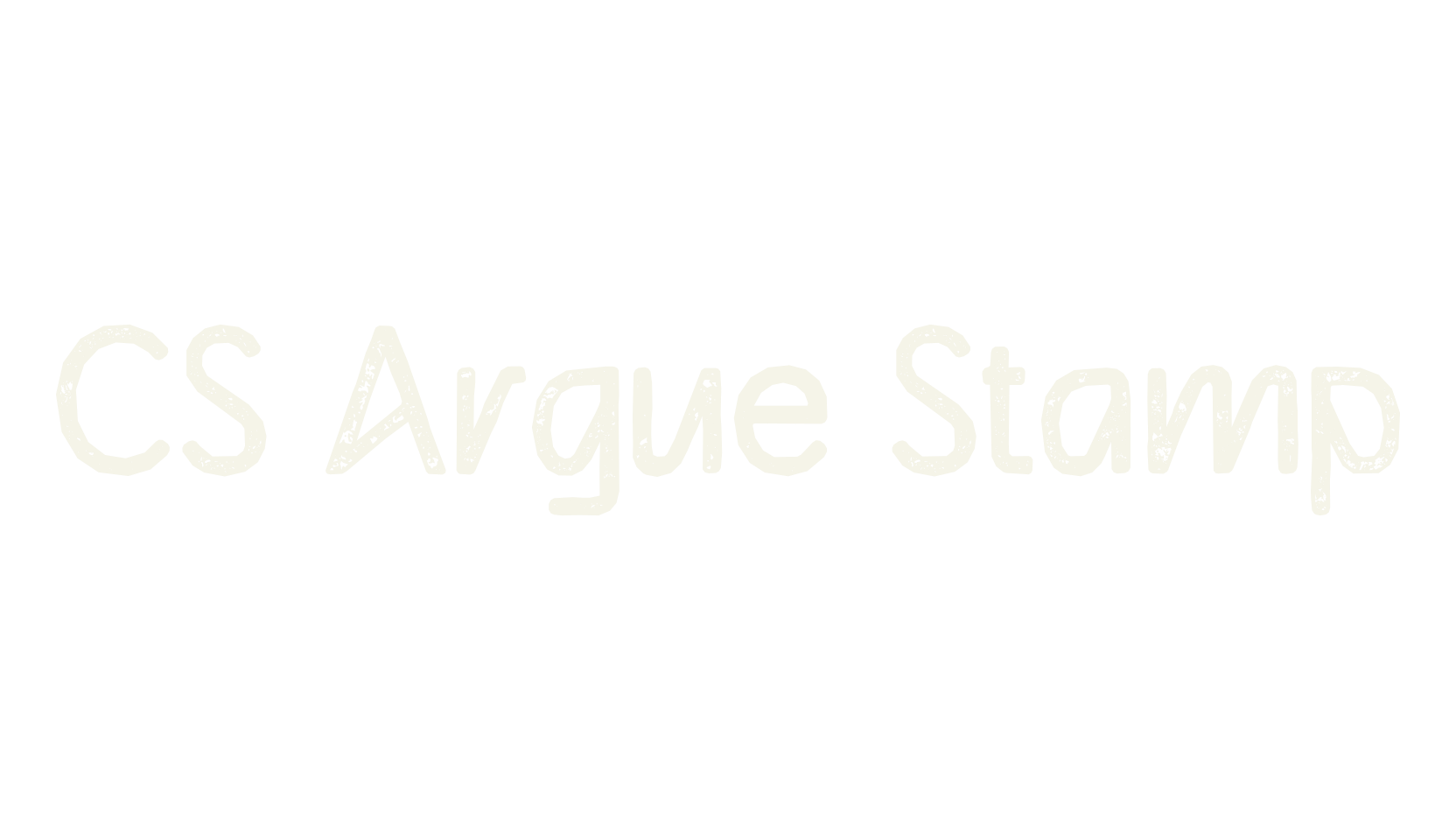 CS Argue Stamp, display market font preview