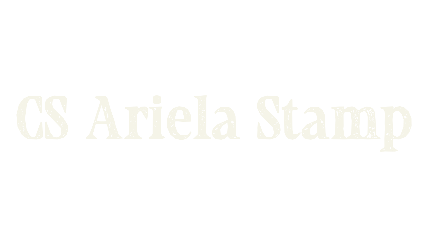 CS Ariela Stamp, display market font preview