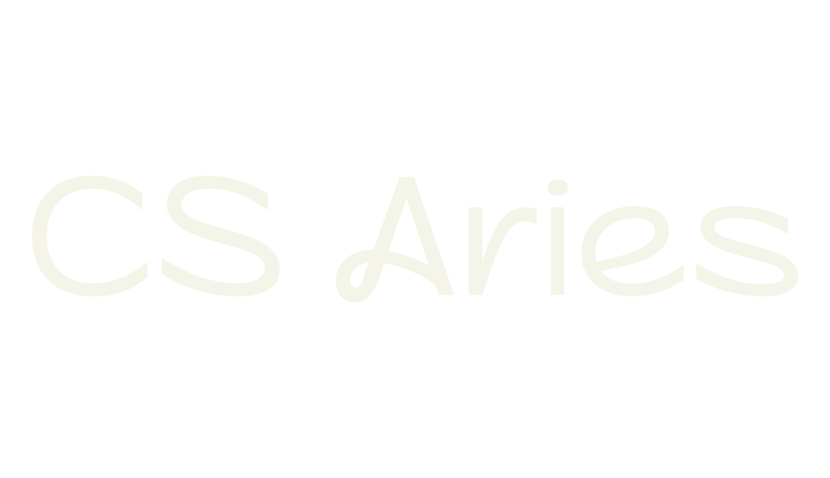 CS Aries, funky font preview