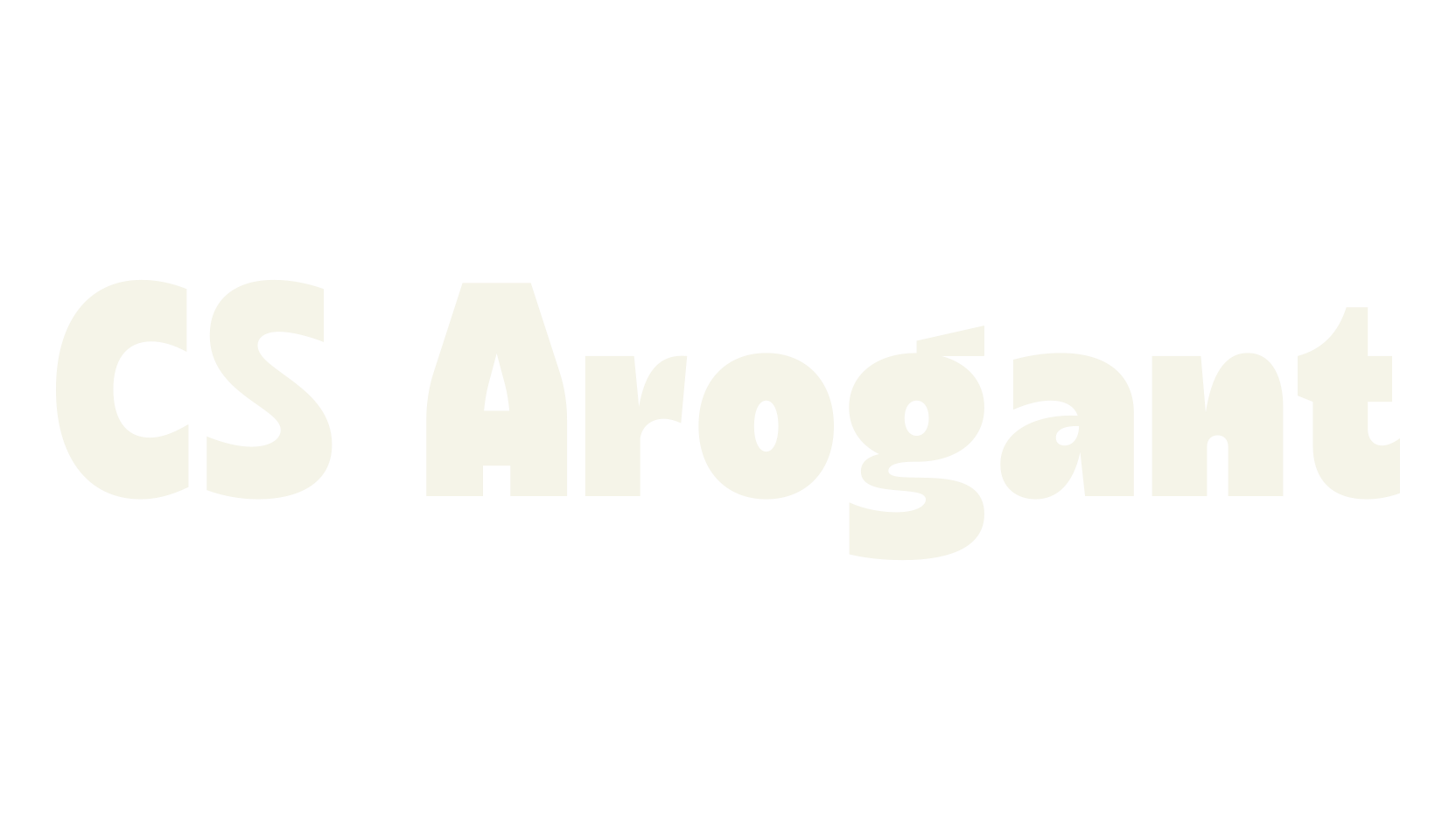 CS Arogant, business font preview