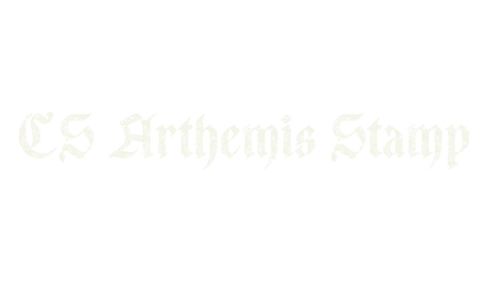 CS Arthemis Stamp, fantasy font preview