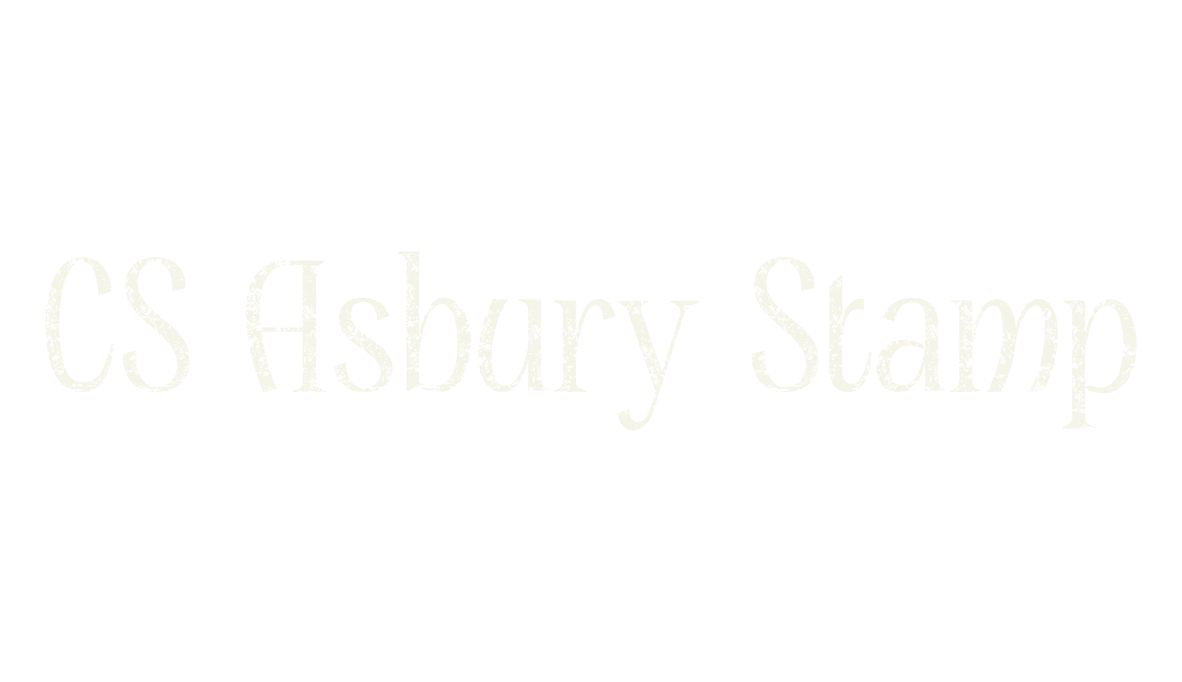 CS Asbury Stamp, display market font preview