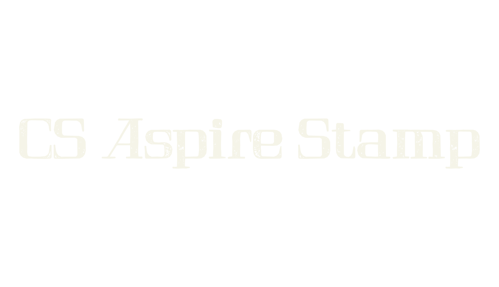 CS Aspire Stamp, display market font preview