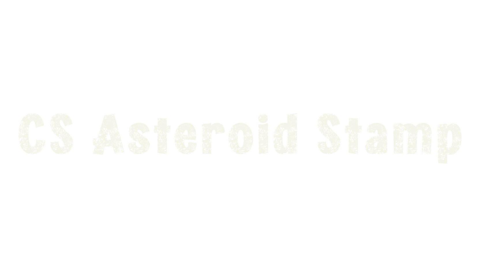 CS Asteroid Stamp, display market font preview