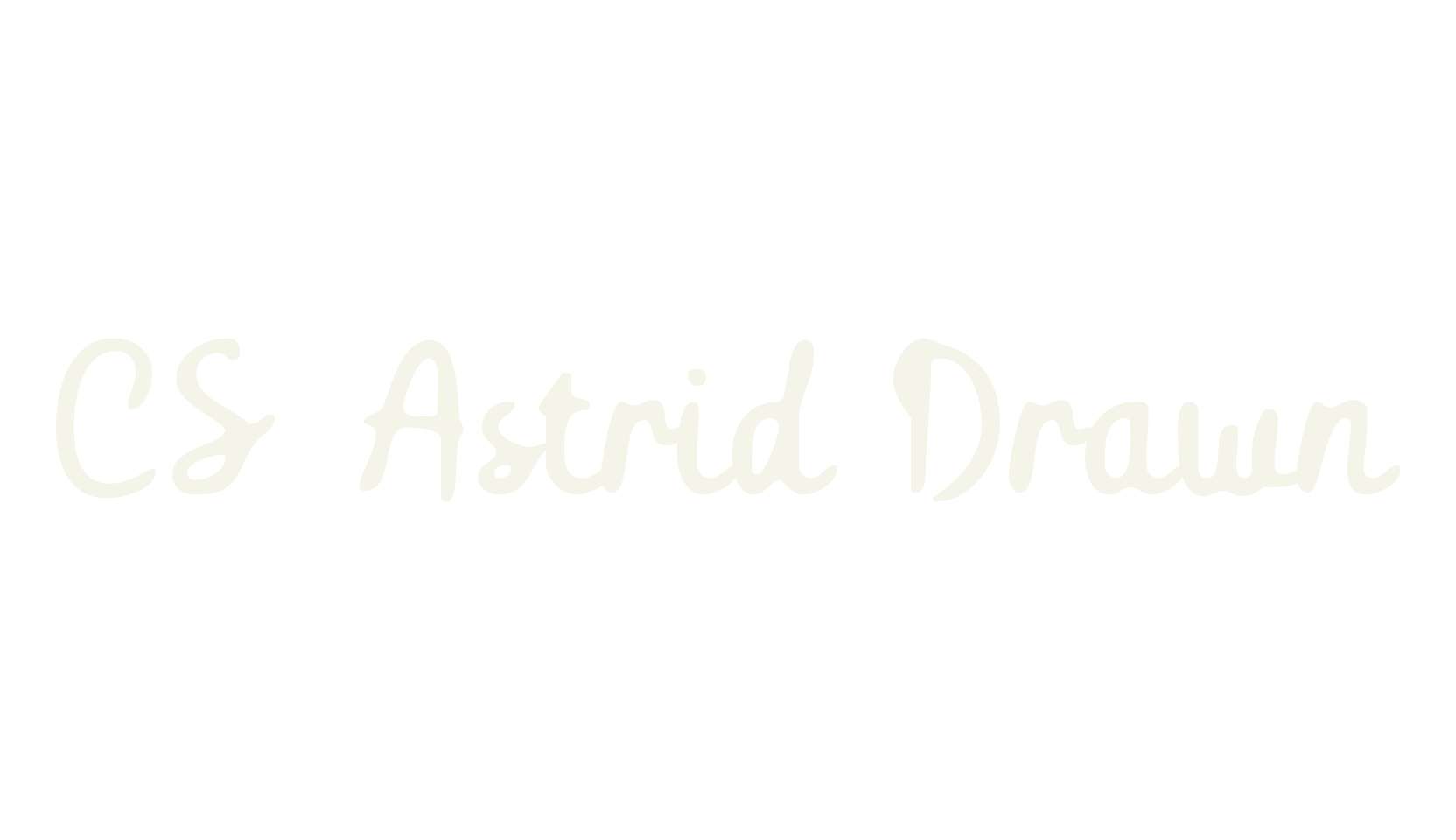 CS Astrid Drawn, script font preview