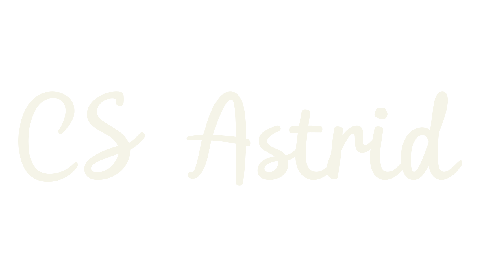 CS Astrid, letter font preview