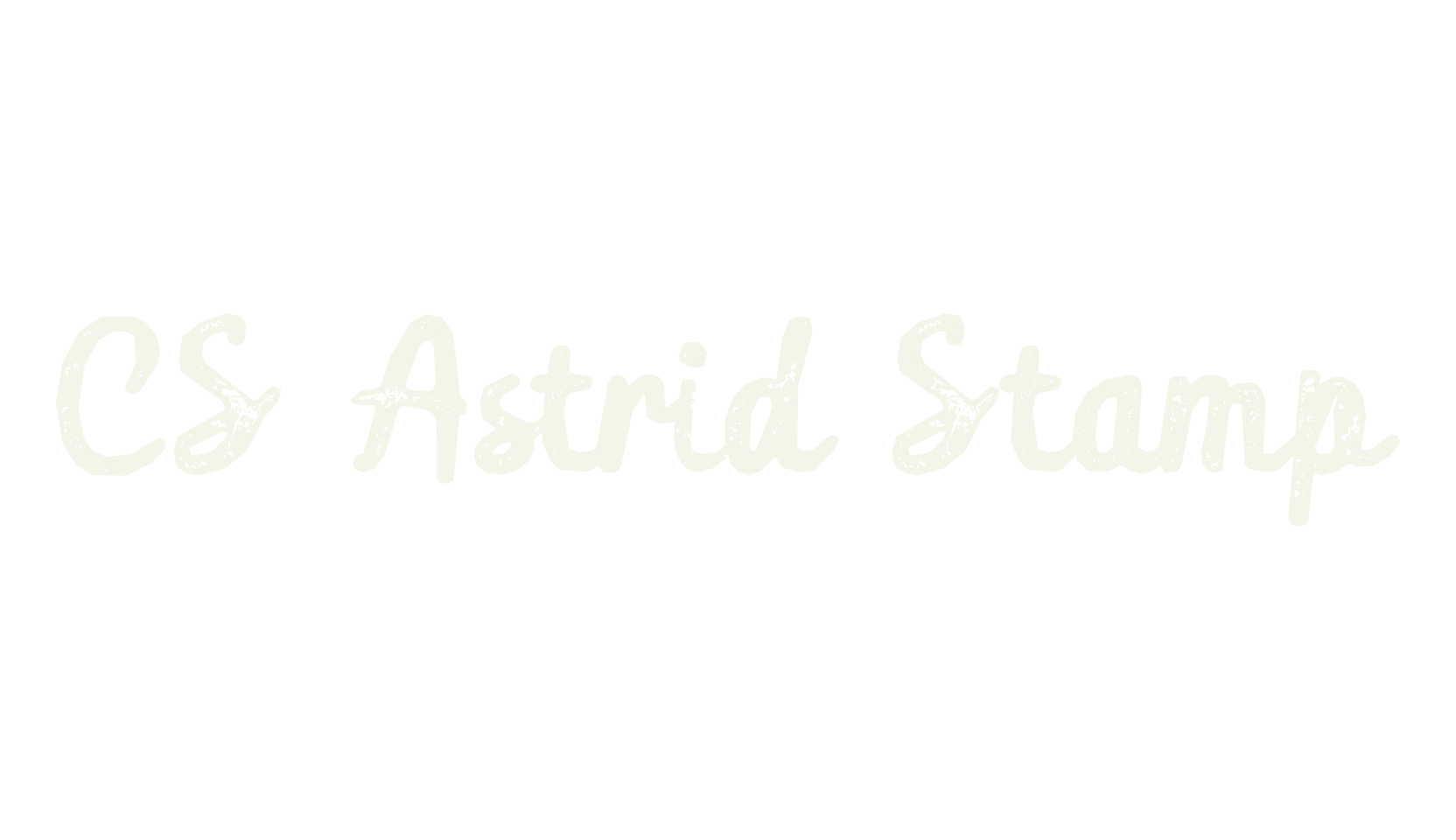 CS Astrid Stamp, fashion script font preview