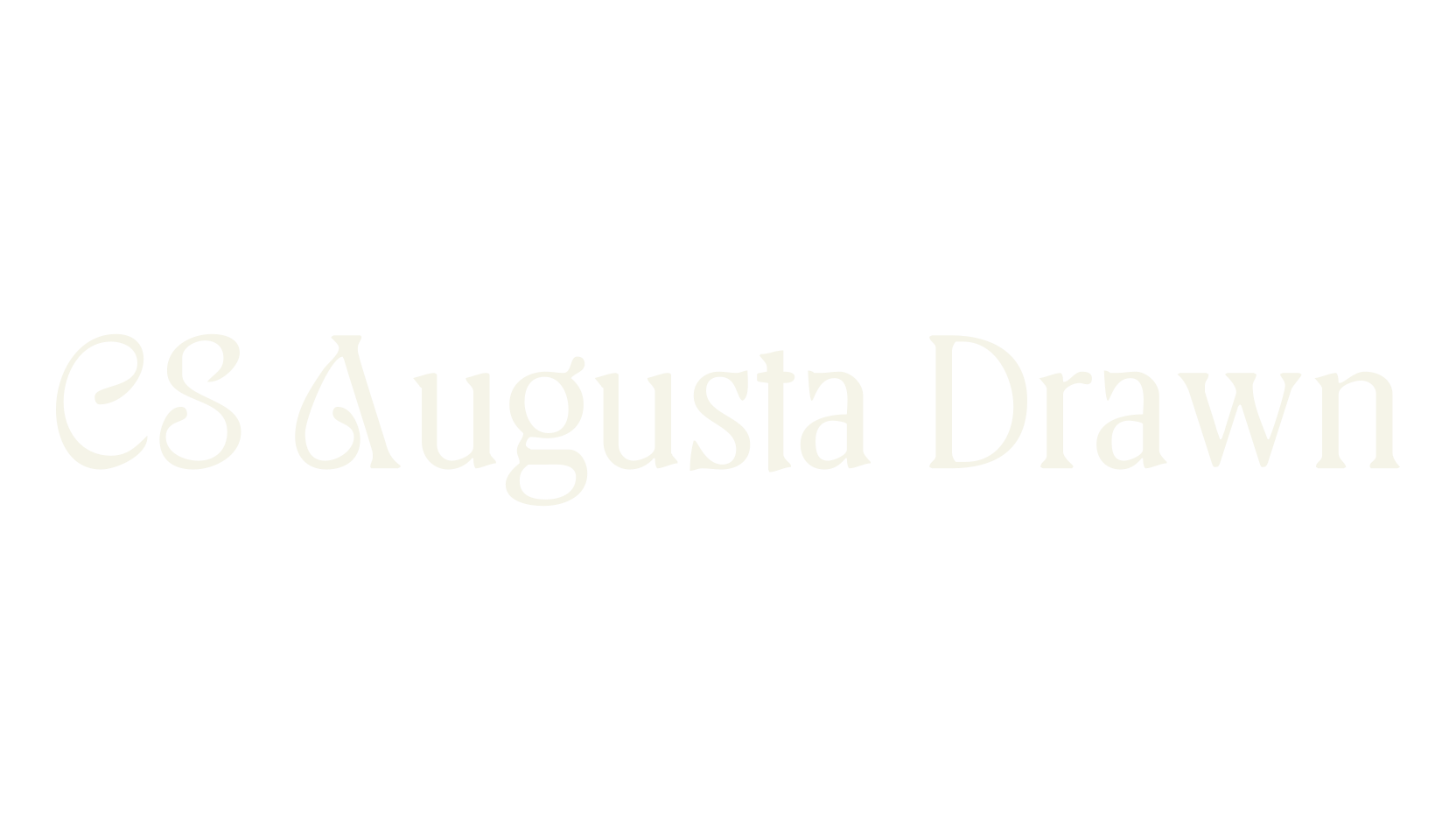 CS Augusta Drawn, display market font preview