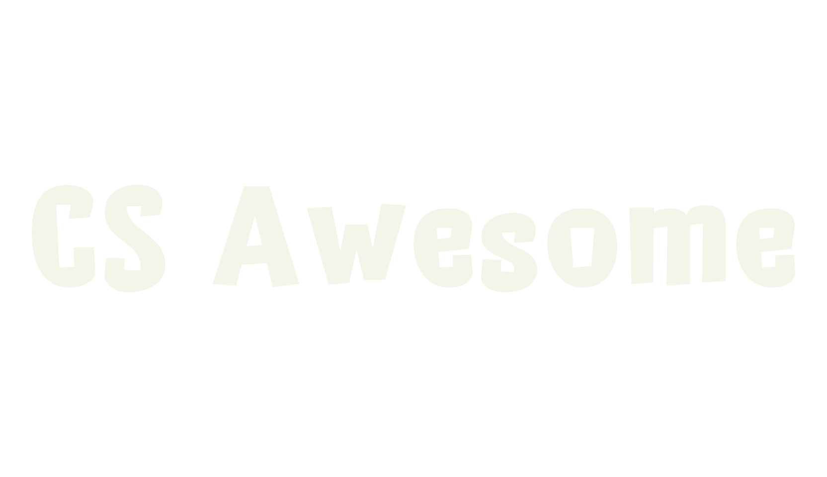 CS Awesome, comic font preview
