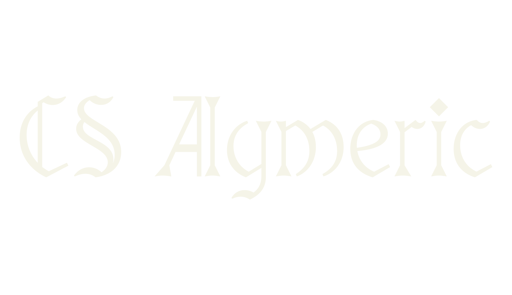 CS Aymeric, gothic font preview