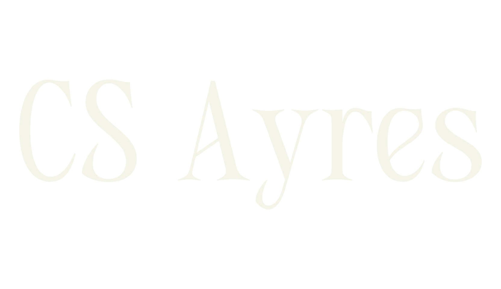 CS Ayres, serif font preview