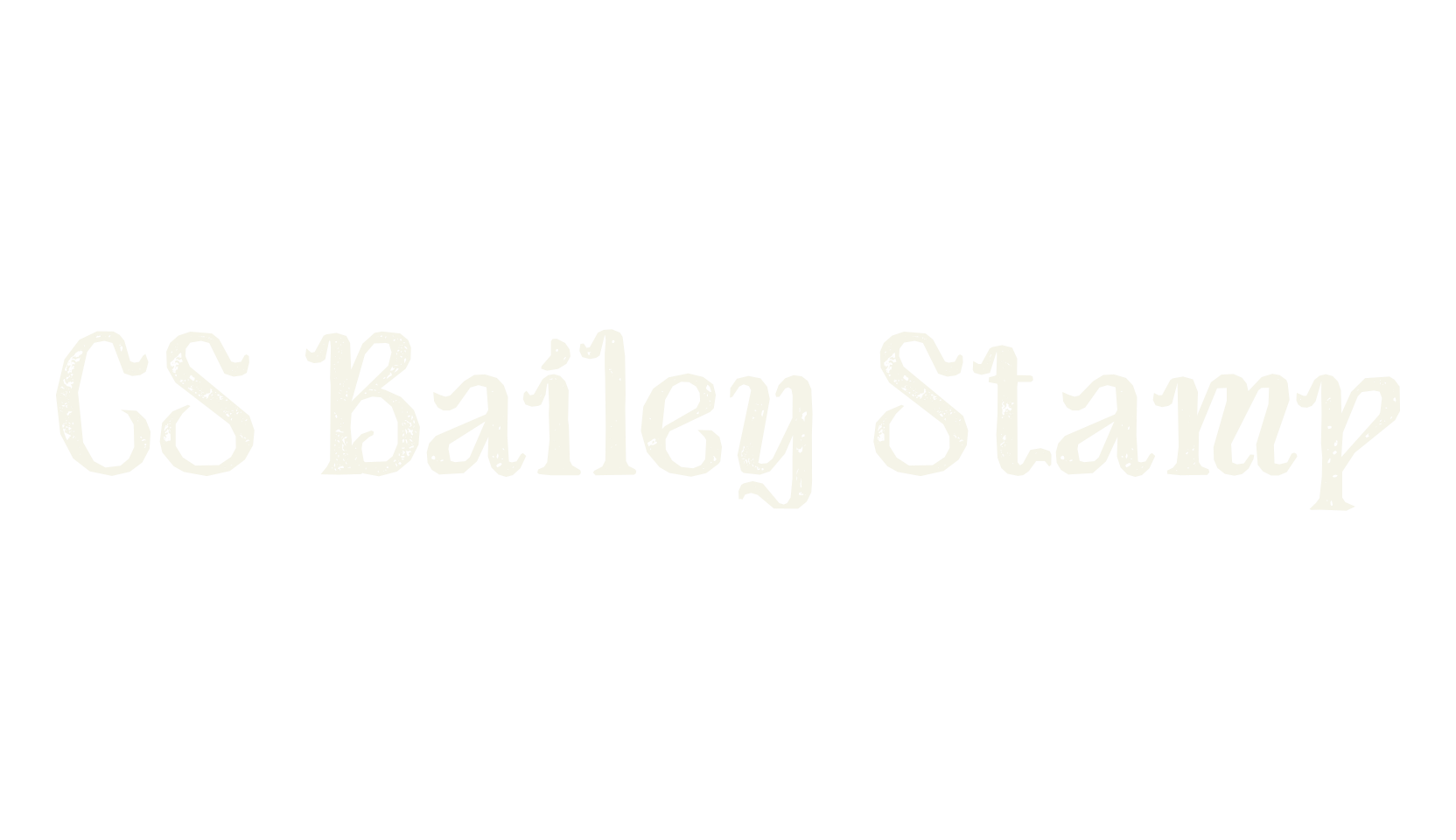 CS Bailey Stamp, display market font preview