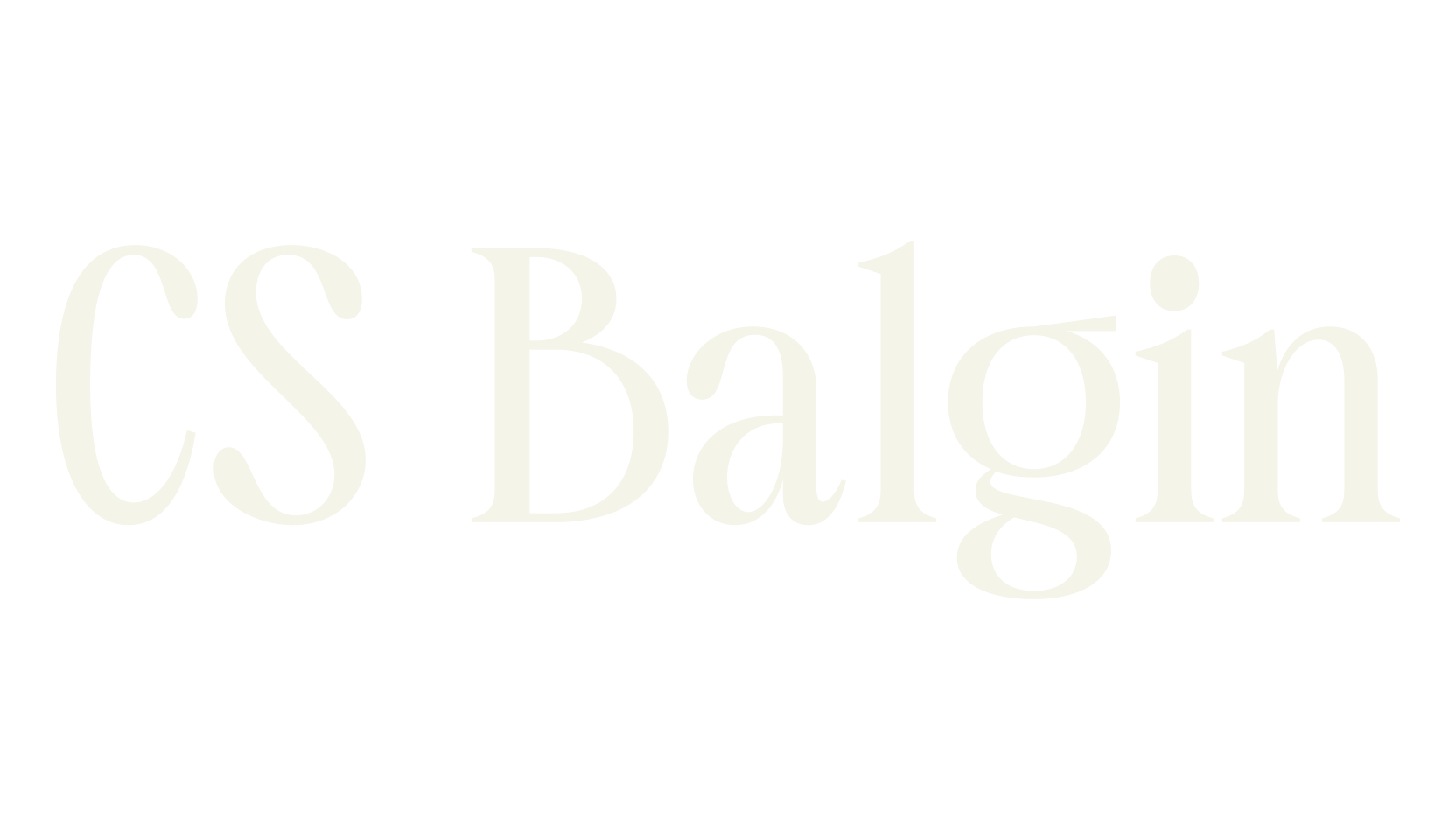 CS Balgin, elegant font preview