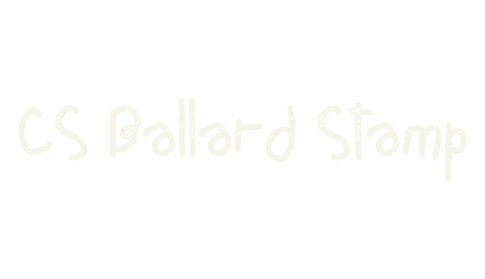 CS Ballard Stamp, display market font preview