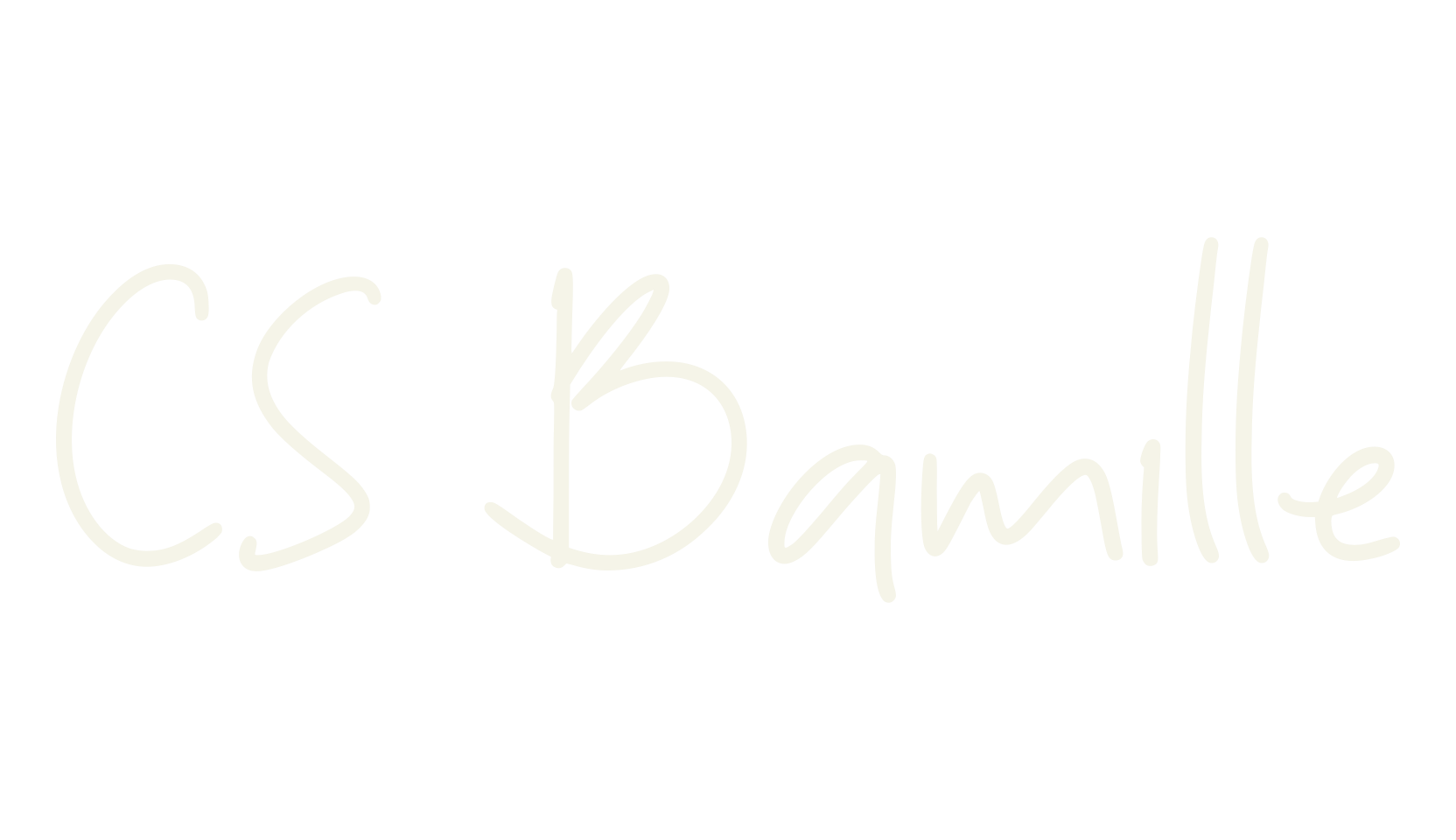 CS Bamille, logo font preview