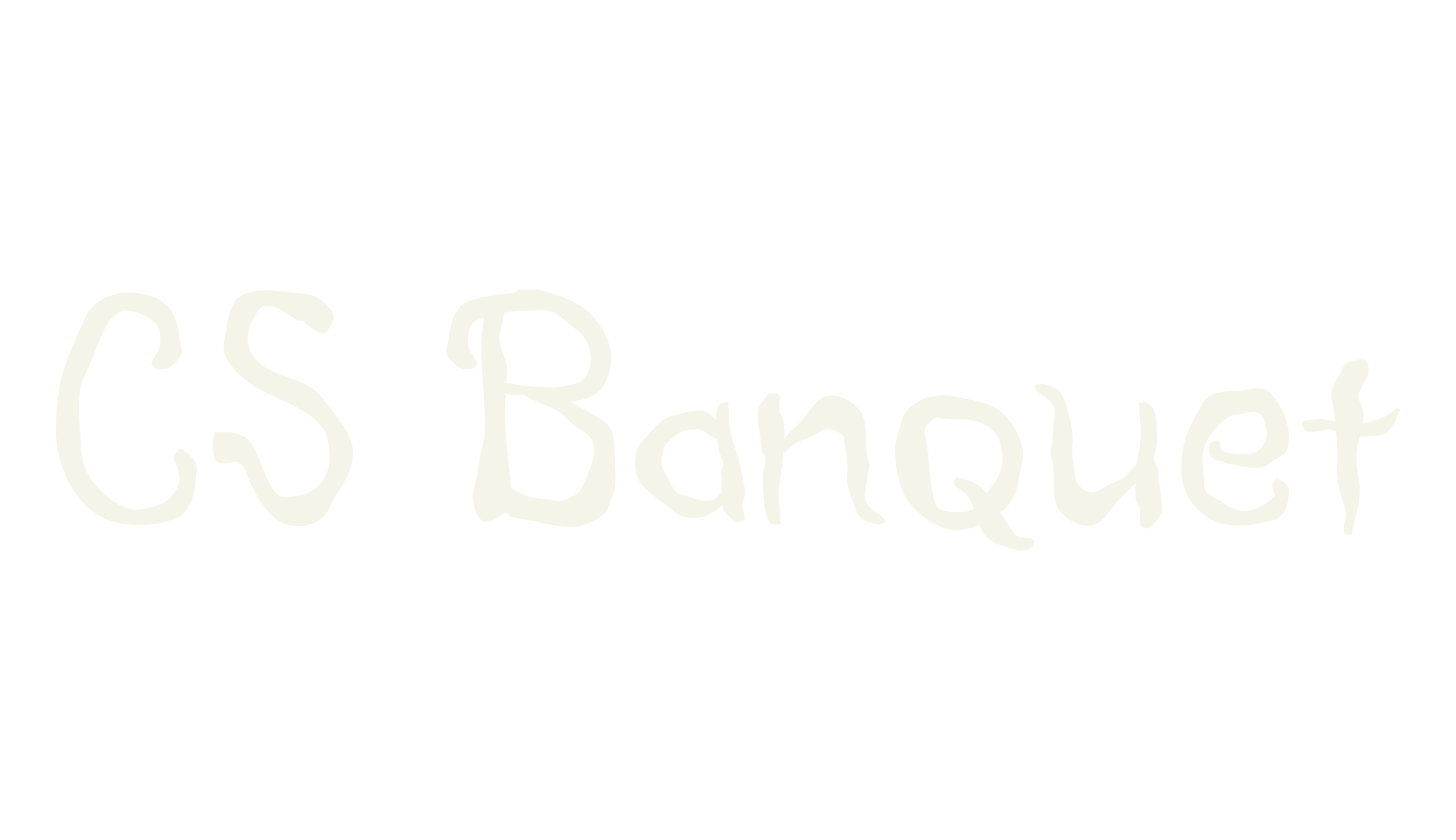CS Banquet, logo font preview
