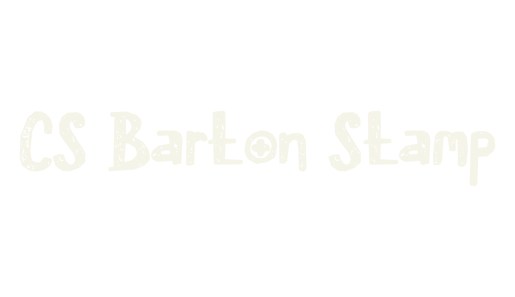 CS Barton Stamp, display market font preview