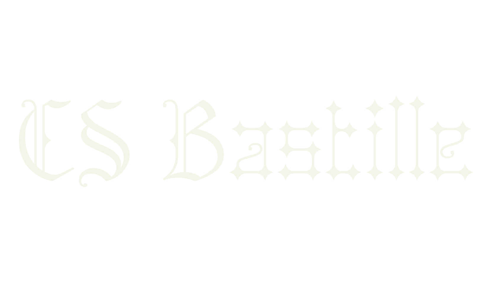 CS Bastille, album cover font preview