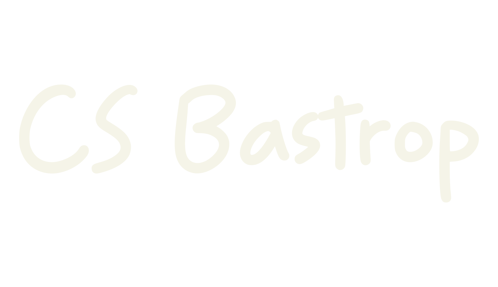 CS Bastrop, cute font preview