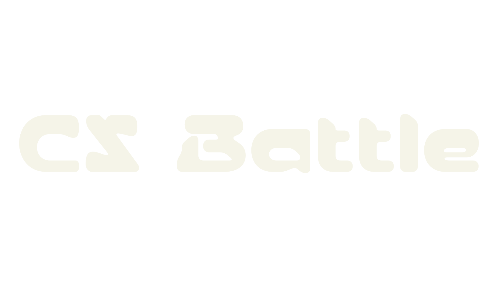 CS Battle, futuristic font preview