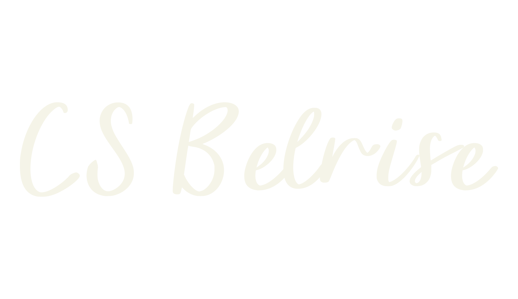 CS Belrise, cursive font preview