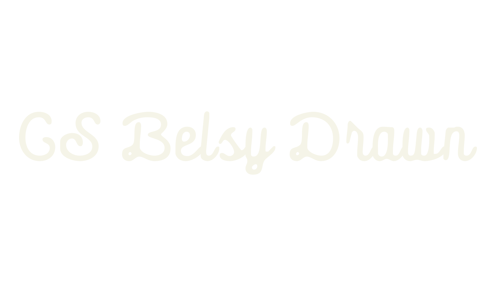 CS Belsy Drawn, script font preview