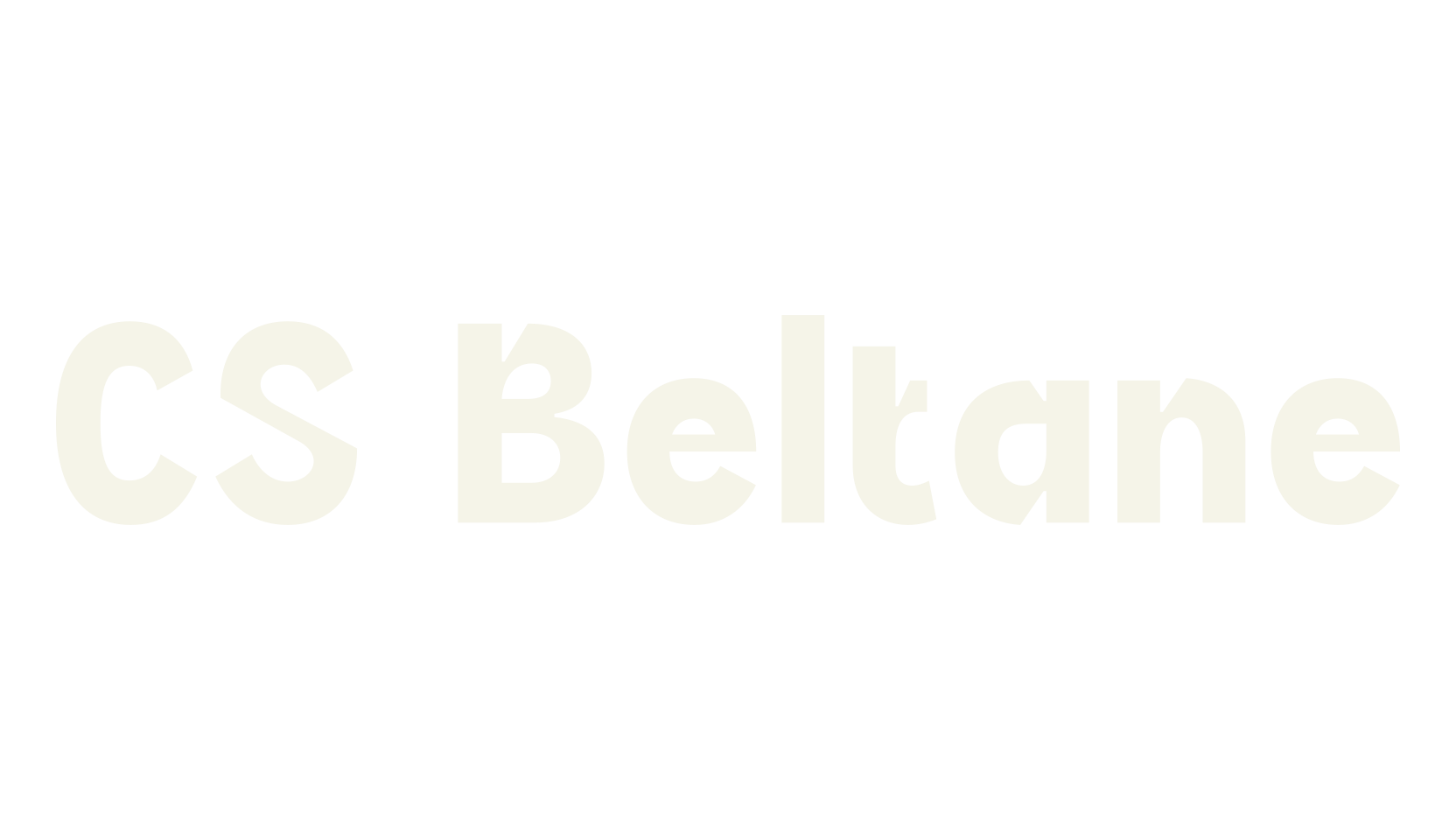 CS Beltane, logo font preview