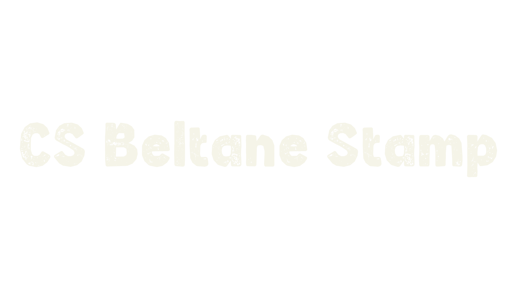 CS Beltane Stamp, display market font preview