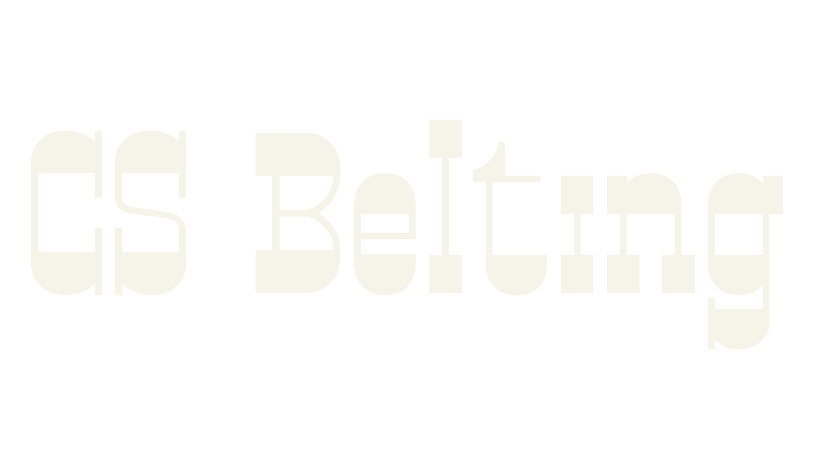 CS Belting, serif font preview
