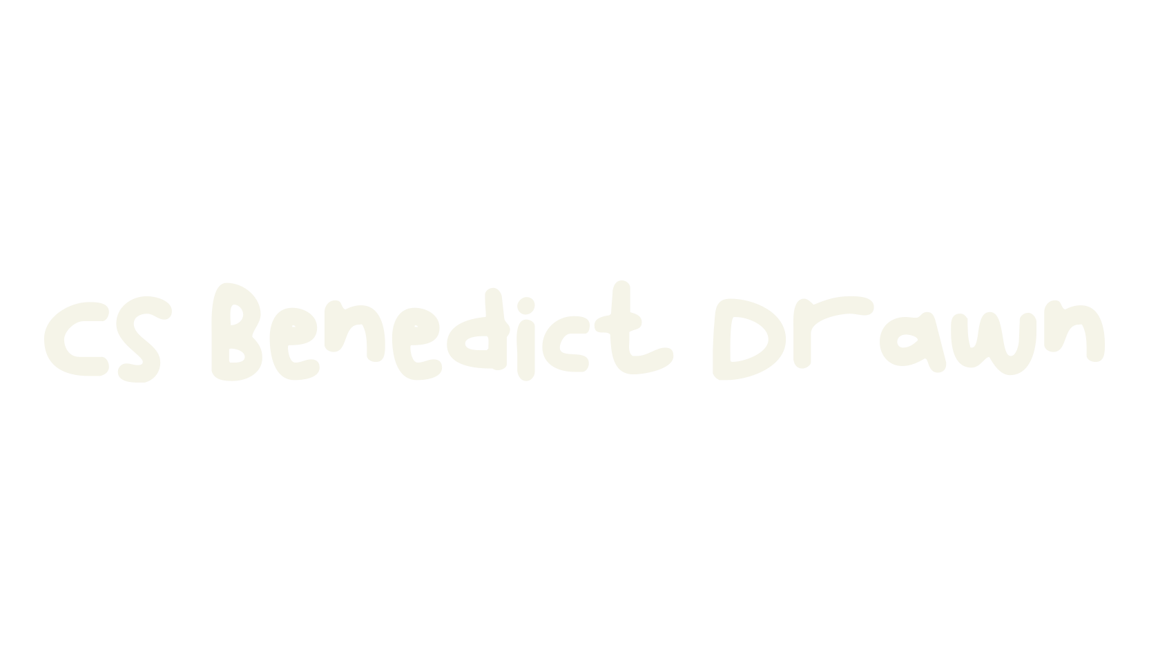 CS Benedict Drawn, display market font preview