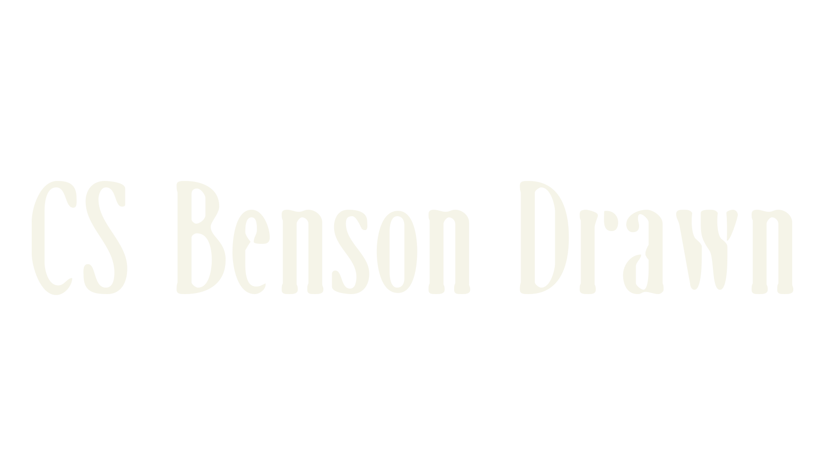 CS Benson Drawn, elegant font preview