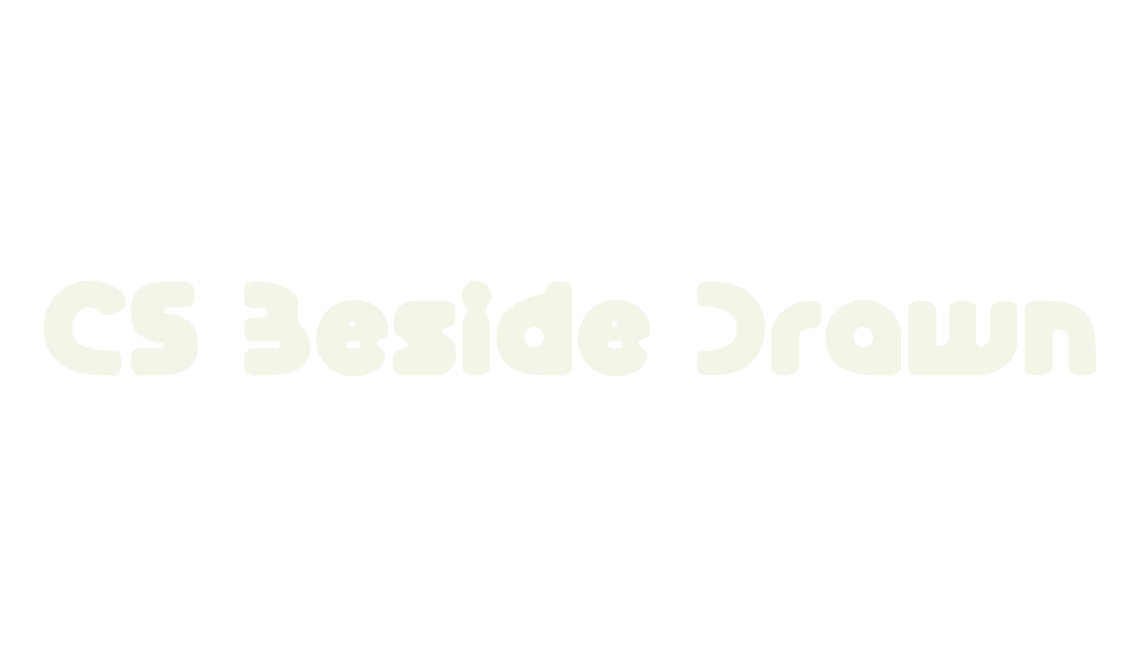 CS Beside Drawn, display market font preview