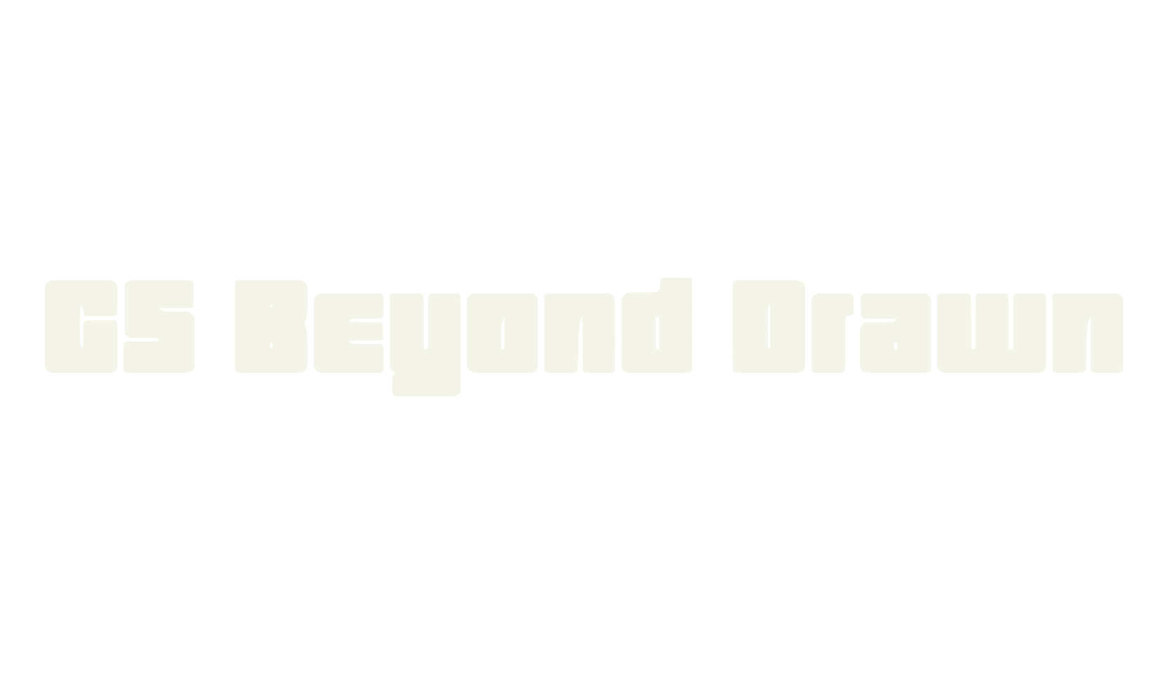 CS Beyond Drawn, bold font preview