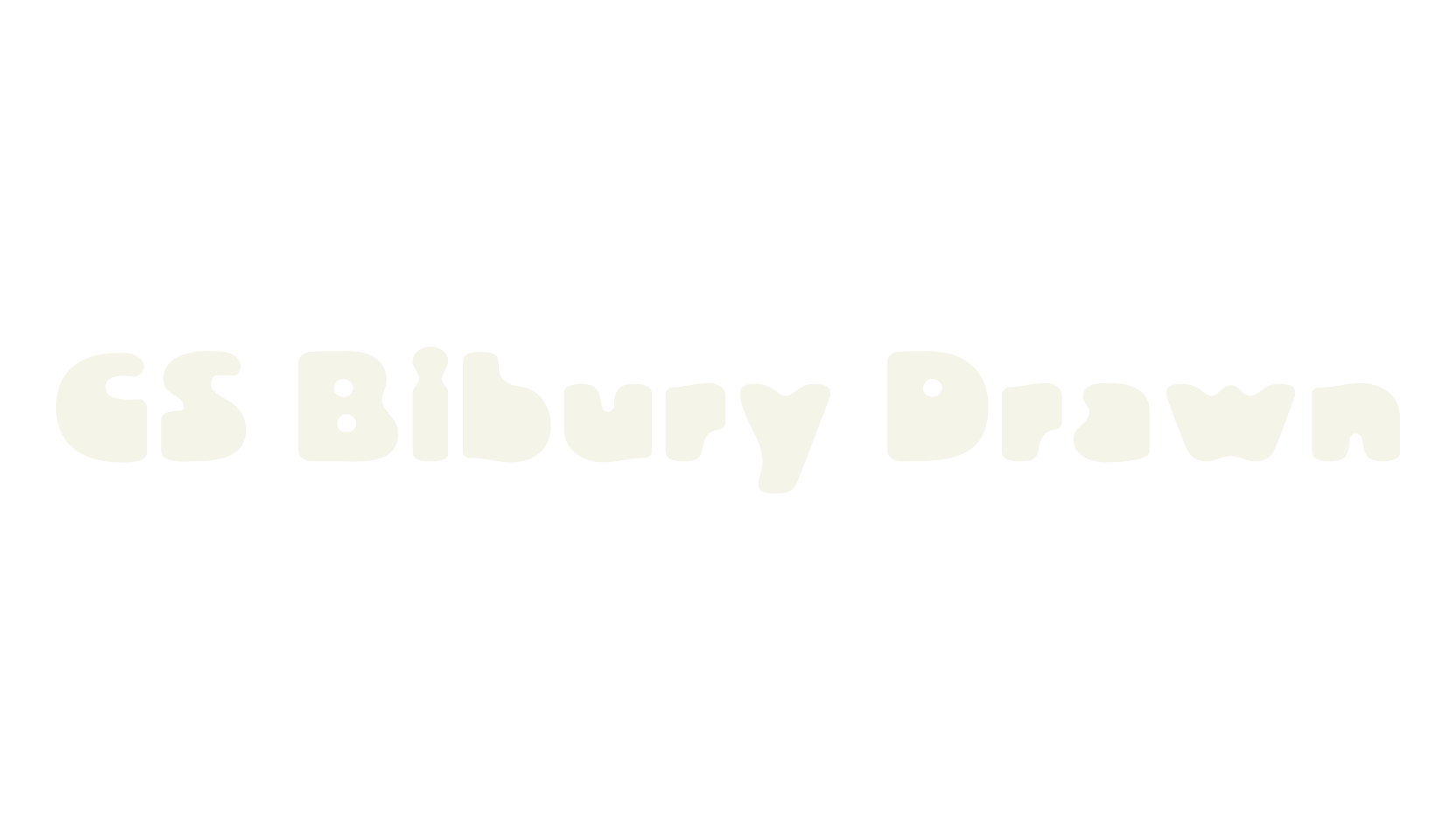 CS Bibury Drawn, bold font preview