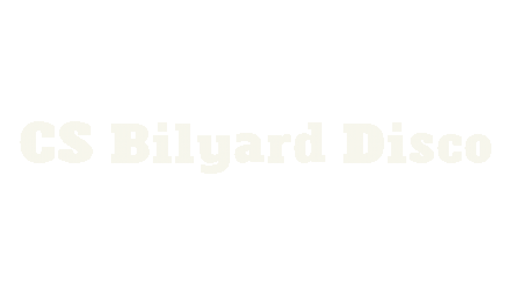 CS Bilyard Disco, display market font preview